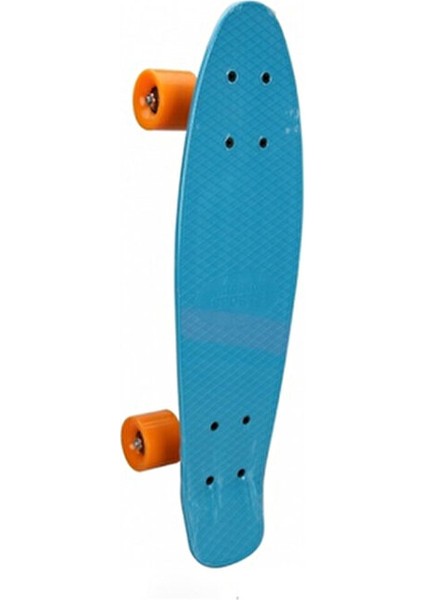 TR-102 Mavi Gövdeli, Turuncu Tekerlekli Unisex Çocuk Kaykayı