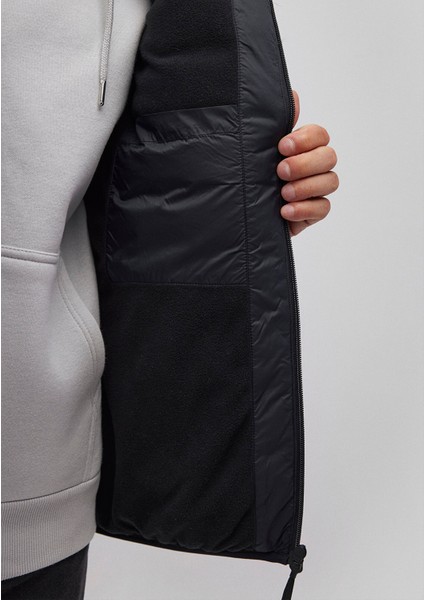 Kapüşonlu Siyah Şişme Yelek 0110359-900