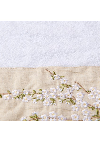 Soft Lina Yüz Havlusu - Ekru - 50X90 cm modelleri