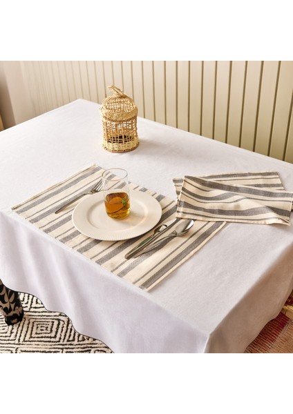 Soft Alno 2'li Amerikan Servis - Ekru / Antrasit - 30X50 cm indirimleri