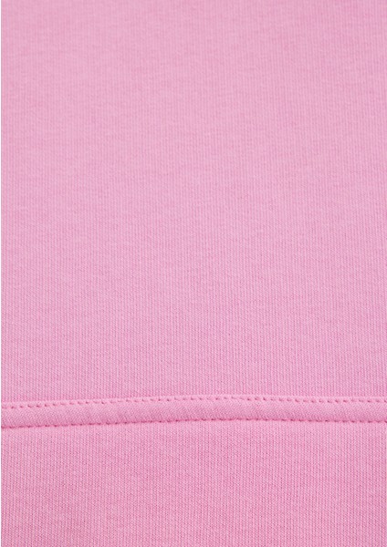 Mavi Logo Baskılı Kapüşonlu Pembe Sweatshirt 1600361-71038