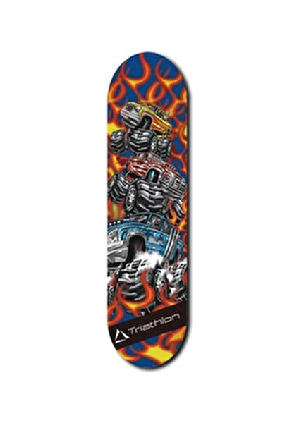 TR-132 Çılgın Kamyonlar Tahta Kaykay 80 cm x 20 cm modelleri