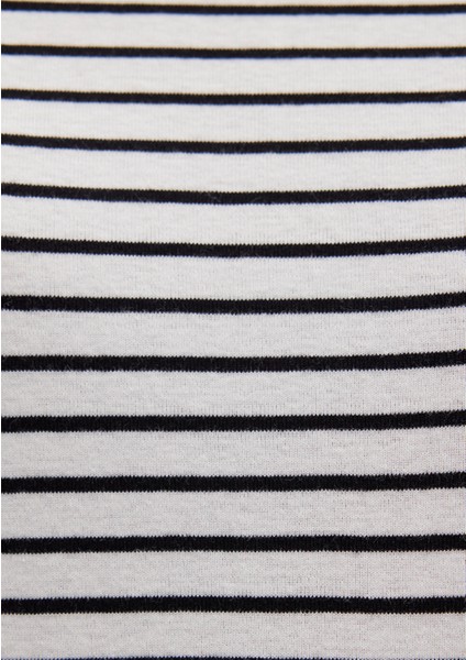 Siyah Çizgili Tişört 1611653-85143