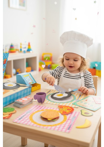 Pretend Play Chef's Kitchen, Şef Mutfak Oyun Seti, Rol Yapma Oyunu, Şefin Mutfağı, Let's Pretend fiyatları