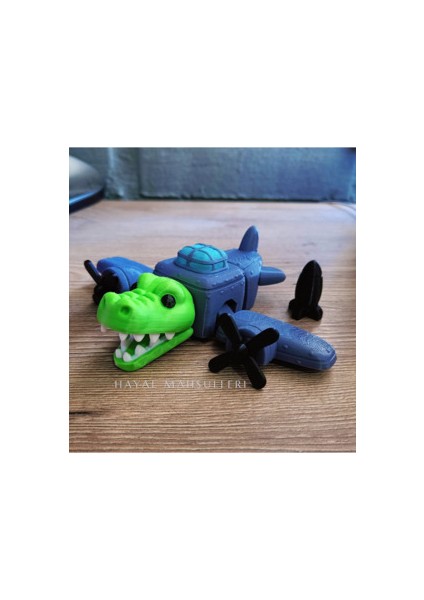 bombardino crocodilo figür brainrot figür