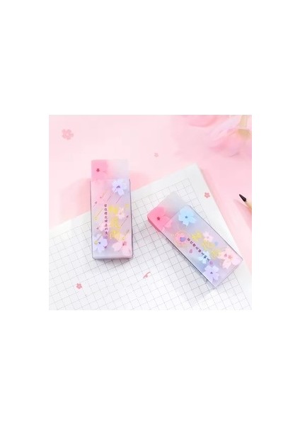 2 Adet Sevimli Içi Çiçekli Kesilebilir Silgi Kauçuk Stick Sevimli Hediyelik Silgiler modelleri
