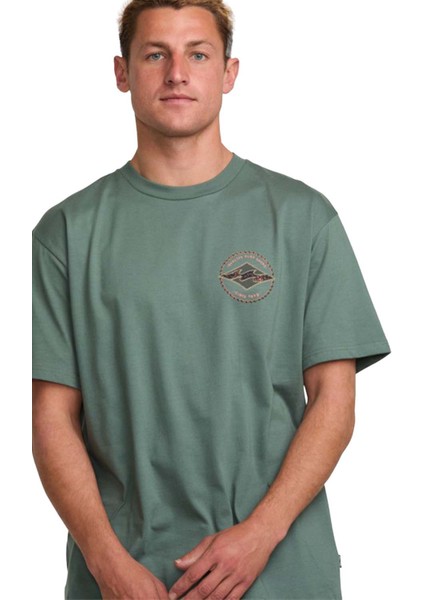 Rotor Diamond Regular Erkek Mavi Tişört