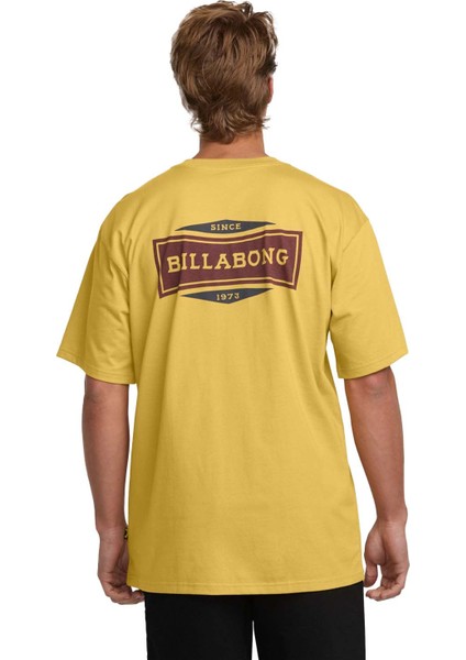 Walled Regular Ss Erkek Sarı Tişört