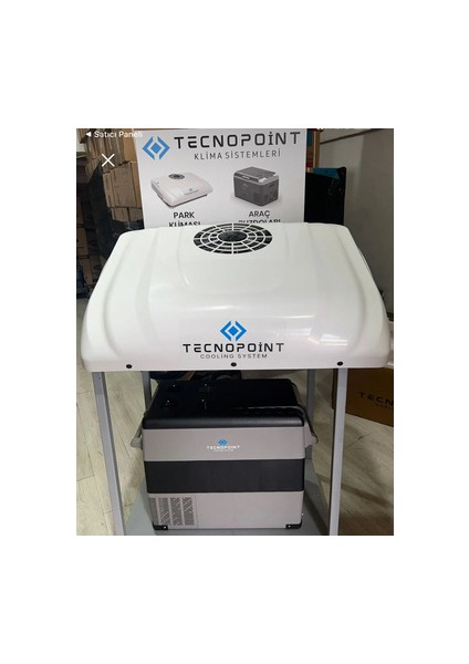 tecnopoint tavan tipi park kliması 24v tır, kamyon, karavan, ış makinesi, otobüs, minibüs