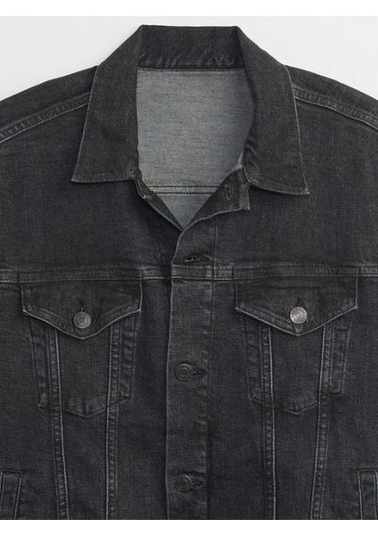 Erkek Siyah Icon Denim Ceket ile Washwell fiyatları