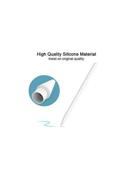 uçları kalem 1. ve 2. nesil / usb-c ve pencil pro kalem uçları yedek silikon kalem uçları ıpad indirimleri