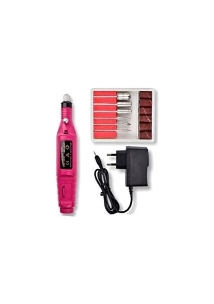 Elektrikli 12V Tırnak Törpü Seti Manikür Pedikür Protez Tırnak Ayak Nasır ve Tırnak Mantar Makinesi