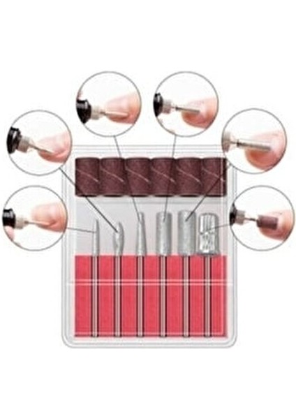 Elektrikli 12V Tırnak Törpü Seti Manikür Pedikür Protez Tırnak Ayak Nasır ve Tırnak Mantar Makinesi modelleri