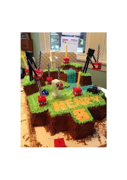 Minecraft Temalı Mumluk - Doğum Günü Süsü - Tnt Mumluk (2 Adet) fiyatları