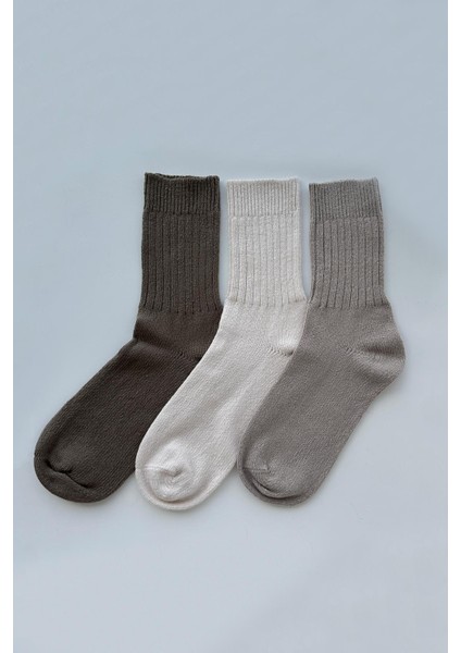 Kadın 3'lü Soft Touch Uzun Konç Çorap