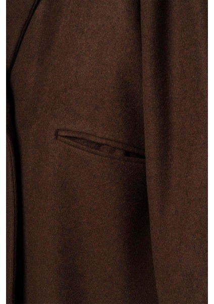 Kadın Acı Kahve Mevsimlik Kısa Kaşe Kaban fırsatları