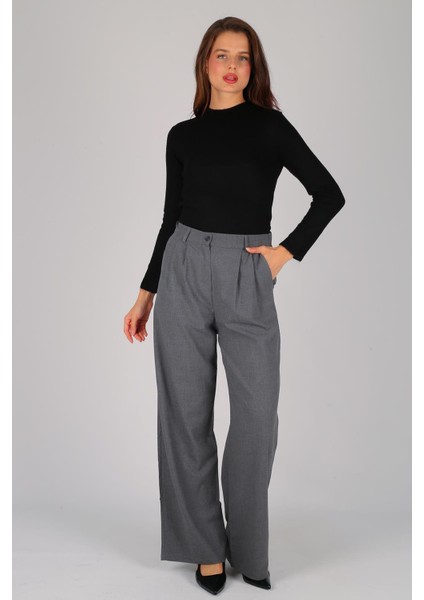 Kadın Siyah Kalın Ribana Basic Uzun Kol Kazak fiyatları