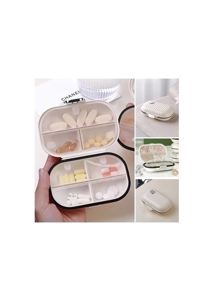 Taşınabilir Kutusu 7 Gün Bölmeli Büyük Kutusu