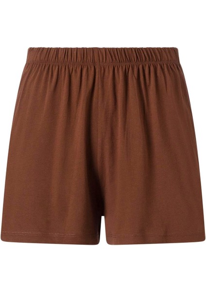 Kadın Çok Renkli Baskılı Tişört Şort Takım modelleri