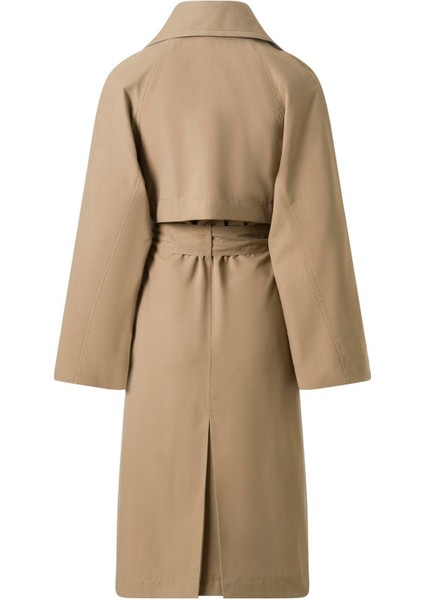 Kadın 20223394422 Camel Kuşaklı Mevsimlik Ince Trençkot indirimleri