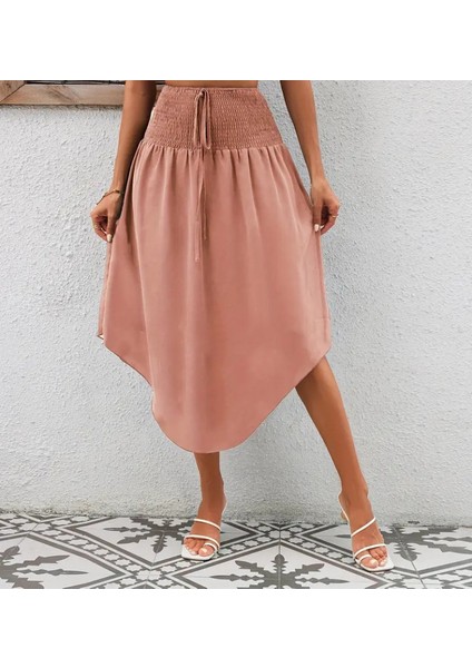 Kadın Asimetrik Kesim Iç Göstermeyen Etek indirimleri