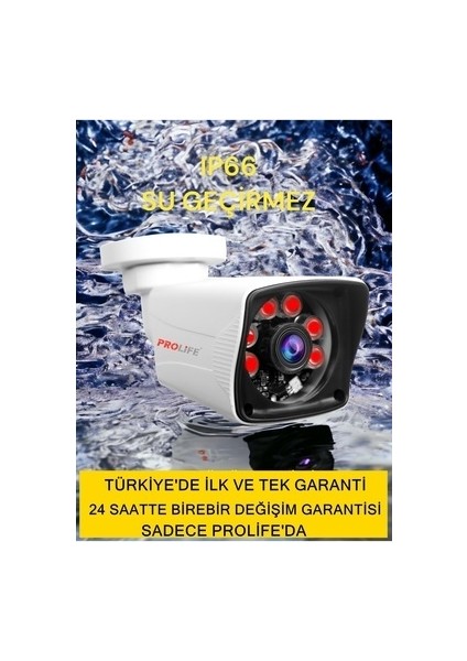 16 Kameralı 5 Mp Yüz ve Araç Algılama Hareket Anı Bildirimli Güvenlik Kamerası Seti Kamera Sistemi modelleri