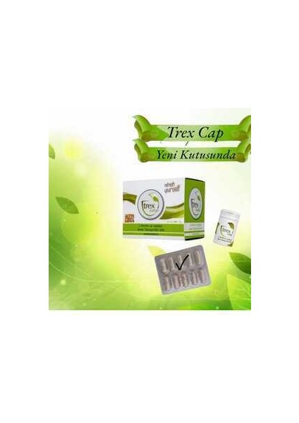 Trex Tea Cap Kapsül - Detox Kapsül 30 Lu 1 Aylık - Kutusu Değişti fiyatları