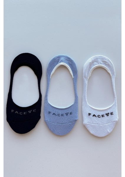 Kadın Sbm 3 Çift Silikonlu Babet Çorap