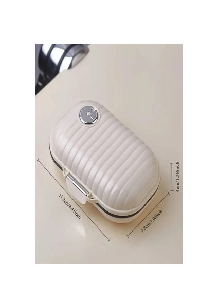 Taşınabilir Kutusu 7 Gün Bölmeli Büyük Kutusu