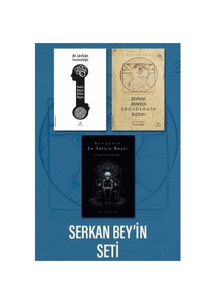 Serkan Karaismailoğlu 3 Kitaplı Beyin Seti : Dünyanın En Yalnız Beyni - Kadın Erkek Beyni