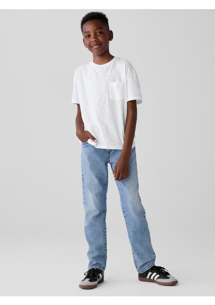 Erkek Çocuk Mavi Original Straight Washwell™ Jean Pantolon