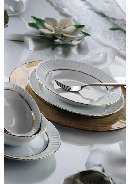 Sedef Yaldızlı 24 Parça 6 Kişilik Yemek Takımı modelleri