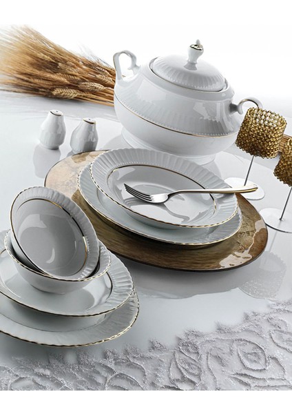 Sedef Yaldızlı 24 Parça 6 Kişilik Yemek Takımı fırsatları