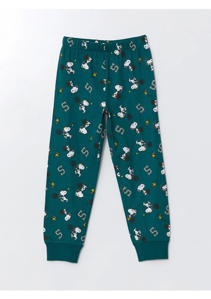 Lcw Kids Yeşil Snoopy Baskılı Erkek Çocuk Pijama Takım modelleri