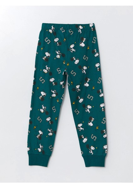 Lcw Kids Yeşil Snoopy Baskılı Erkek Çocuk Pijama Takım fırsatları