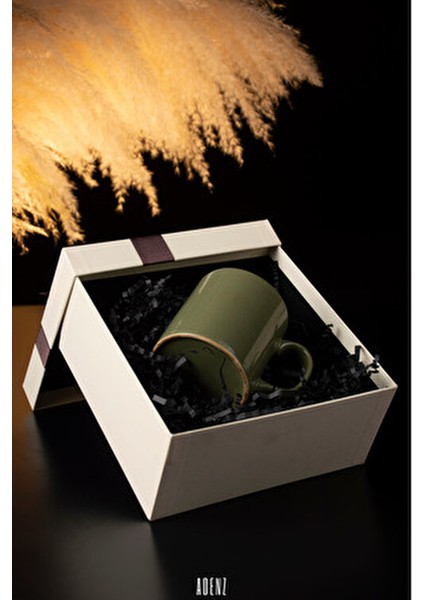 Hediye Kutusu Krem- Kırpık Kağıt - 1 Sınıf Kahverengi Saten Kurdele- Kuru Çiçek Süsleme fırsatları