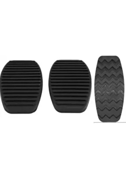 gaz / fren / debriyaj pedal lastiği takım 3 adet fıat doblo albea palıo tempra tıpo