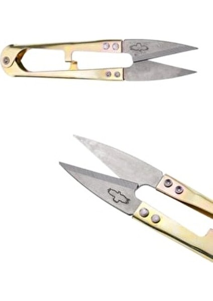 Profesyonel Metal Terzi Makası Büyük Boy Altın Renkli 1 Adet fiyatları