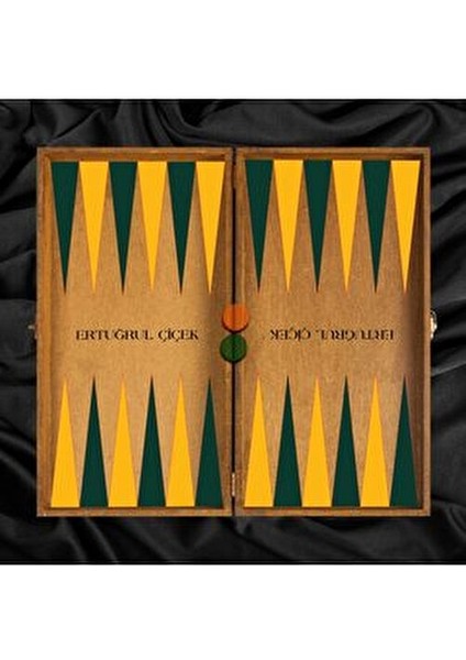 Premium Tavla Seti Kişiye Özel Tasarım Ahşap Materyal ile 2 Parça Renkli Oyun Takımı fiyatları