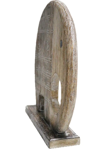 Ahşap Dekoratif Soyut Fil 45CM Albızıa Wood fırsatları