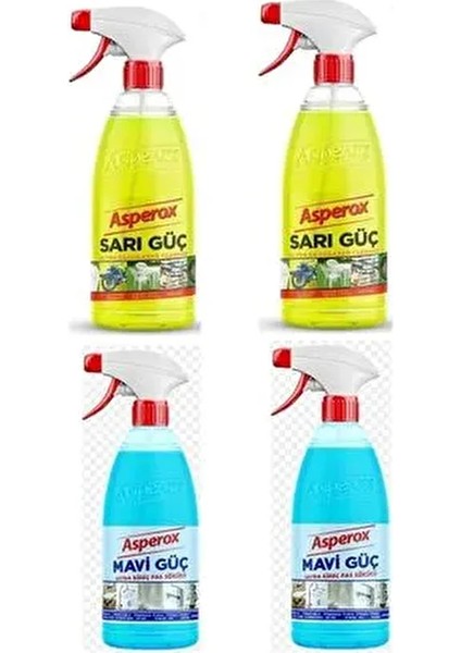 Sarı Güç 1 Litre Mavi Güç 1 Litre X2 Adet