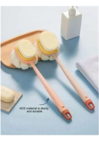 2'si 1 Arada Kıl ve Lif Kabağı ile Duş Vücut Fırçası Uzun Saplı Sırt Fırçası modelleri