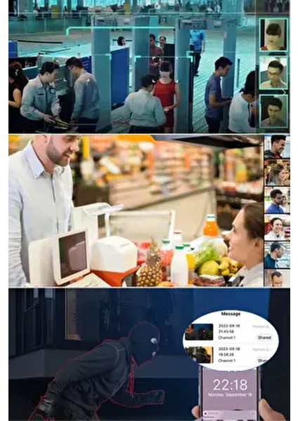 6'lı Guvenlik Kamerası Gece Renkli Görüşlü Full Hd 5 Mp Sony Lensli Yüz Tanımalı Kamera Sistemi fırsatları