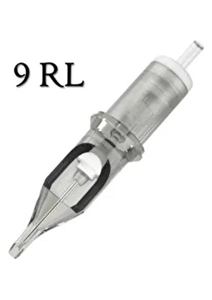 9 Rl Kartuşlu İğne Steril Titanyum Malzeme ile Pen Makina İçin Uygun