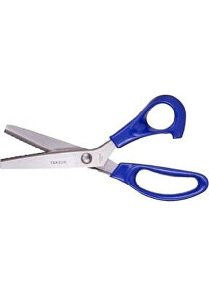 zig zag kesim terzi sürfile makası 23.5 cm plastik saplı modelleri