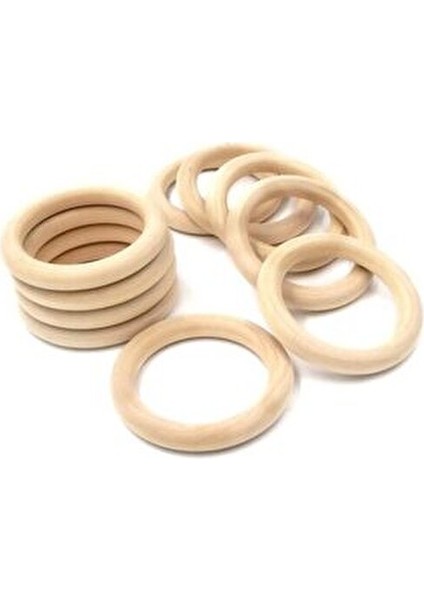 Amigurumi Ahşap Diş Kaşıyıcı Halka 70MM (10 Adet) – El Işi Malzemesi fiyatları