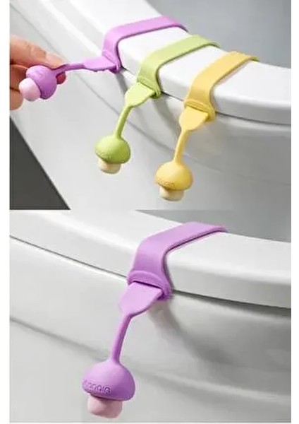 Klozet Kapağı Hijyen Aparatı Ayarlanabilir Boyut ve Şık Tasarım ile Kullanıma Uygun