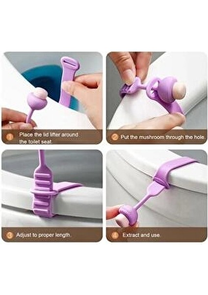 Klozet Kapağı Hijyen Aparatı Ayarlanabilir Boyut ve Şık Tasarım ile Kullanıma Uygun modelleri