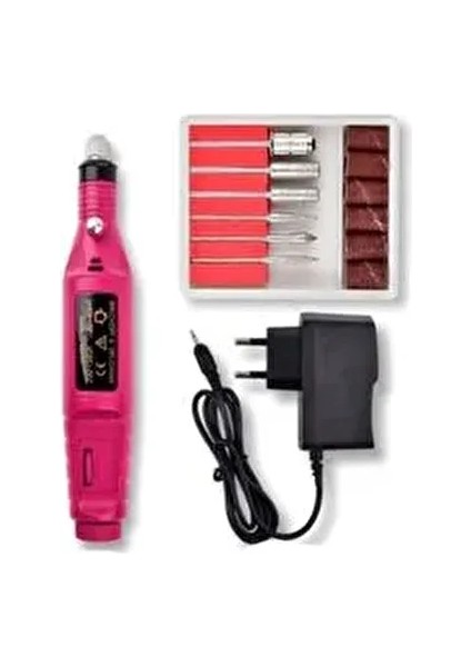 FREELADY Nanopro Freze Makinesi Elektrikli Kalem Törpü Cihazı - 6'lı Uç Seti