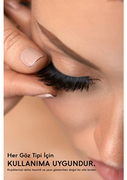 ıpek takma kirpik 7 çift 3d-48 yoğun hacimli görünüm sdgnh 1038993 indirimleri